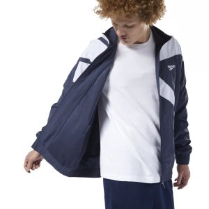 Reebok Classic Vector Track Jacke Herren - Navy - DE 571-JDL